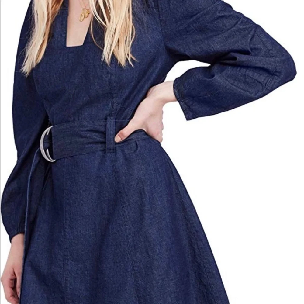 𝅺Free People Karmen Denim Dress